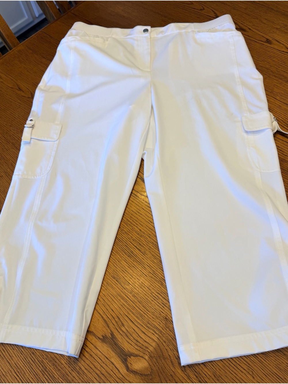 Chico's Zenergy White Crop Pants